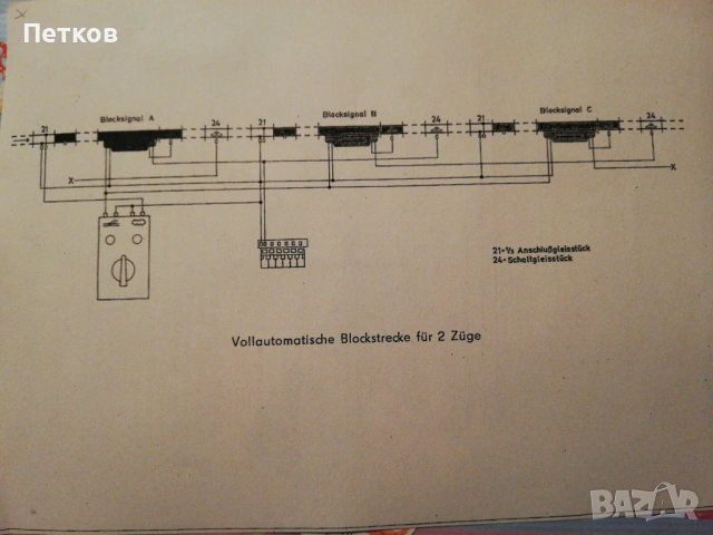 Релса семафор PIKO H0 П профил, снимка 5 - Колекции - 53649627