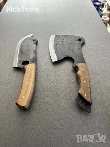 Сатър ловджийски с кожен калъф, снимка 4 - Ножове - 51997693