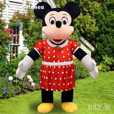 Гигантски надуваем Костюм на Мики Маус 1,9м за парти, снимка 2 - Други - 51546165