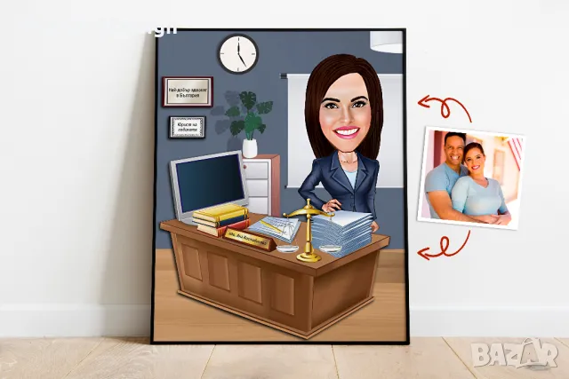 Карикатура Шарж за всеки повод, снимка 5 - Картини - 47533898