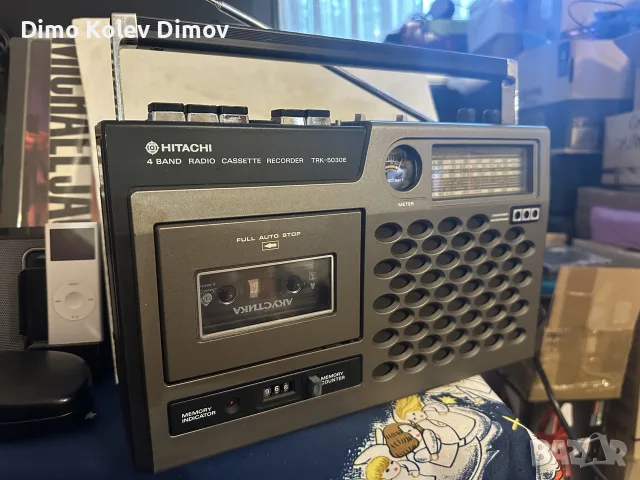 HITACHI TRK 5030 Радиокасетофон. Като чисто Нов! Всичко работи идеално., снимка 3 - Радиокасетофони, транзистори - 55771992