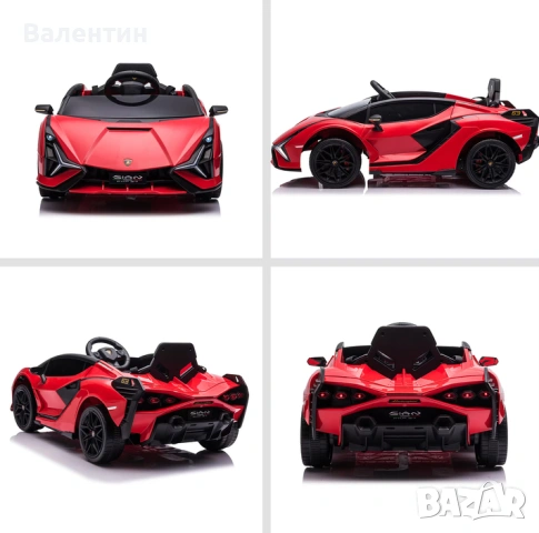 12V Акумулаторна детска кола Lamborghini , снимка 4 - Електрически играчки - 53286709