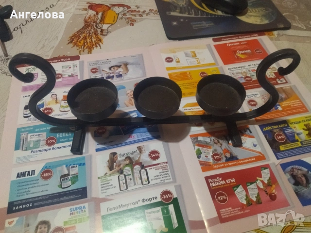 Свещник, снимка 3 - Декорация за дома - 53279977