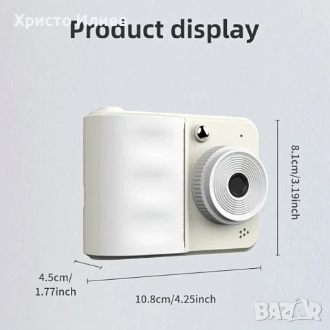 Фотоапарат Моментална детска камера 1080P, Фотопринтер с много функции Син Розов Бял, снимка 17 - Друга електроника - 49805664