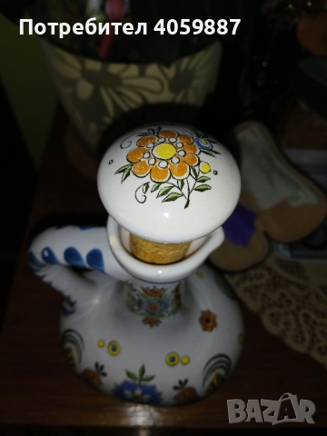 Стара керамична стомна , снимка 3 - Антикварни и старинни предмети - 52170731