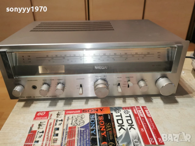 WEGA PSS-200R HIFI RECEIVER-WEST GERMANY 0803261517LCHERY1, снимка 3 - Ресийвъри, усилватели, смесителни пултове - 53755880