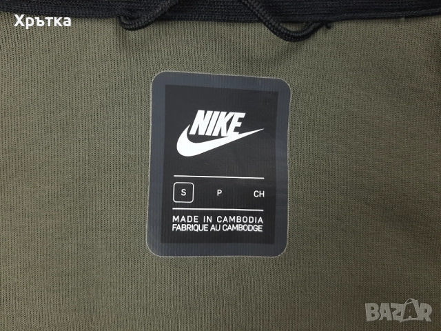 Nike Tech Fleece Windrunner - Оригинално мъжко горнище размер S, снимка 8 - Спортни дрехи, екипи - 52307208