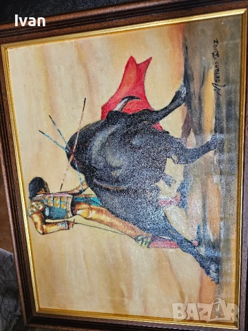 Маслени картини рисувани на пано , снимка 2 - Картини - 51213756