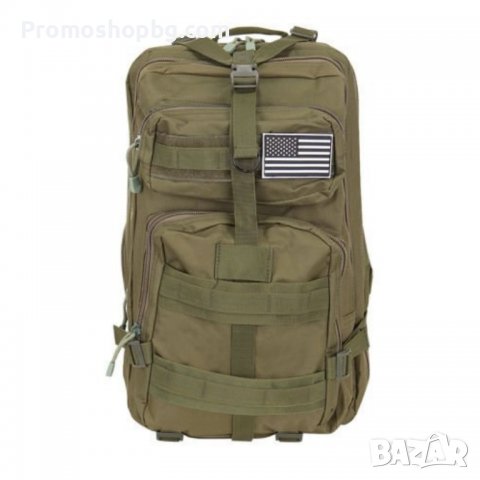 Тактическа раница, военна, туристическа - Черна или Зелена, снимка 4 - Екипировка - 38603395