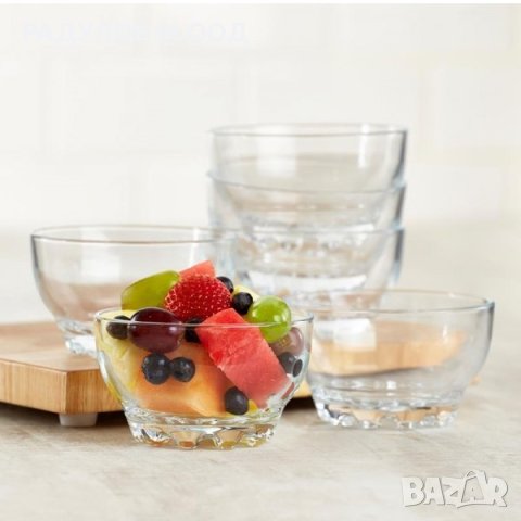 Купичка стъкло Pasabahce Karaman 6-ца, снимка 2 - Сервизи - 44430293