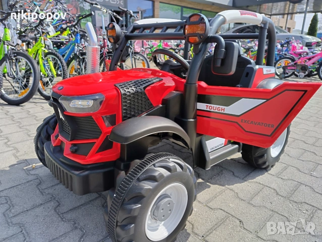 TEXAS акумулаторен трактор HARVEST червен, снимка 12 - Други - 53849439