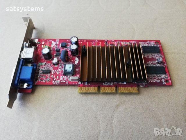Видео карта NVidia GeForce MSI FX5200(MS-8917) 128MB DDR 64bit AGP, снимка 5 - Видеокарти - 34250754