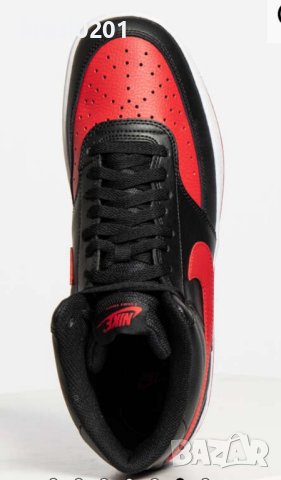 Оригинални  маратонки на NIKE COURT VISION MID! 44.5, естествена кожа, снимка 4 - Кецове - 42203278