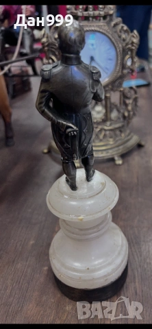 Антична , уникална колекционерска бронзова статуетка на Наполеон ., снимка 4 - Антикварни и старинни предмети - 53499212