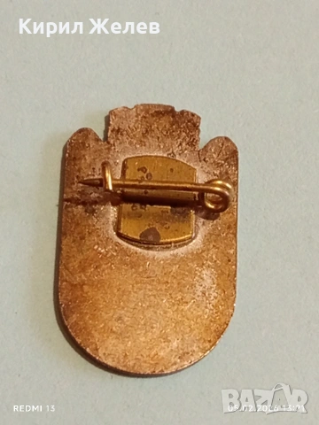 Две редки значки БУРГАС ТРУД и КУЛТУРА - 25г. ВЕСТНИК ЧЕРНОМОРСКИ ФРОНТ 53548, снимка 4 - Колекции - 53367886