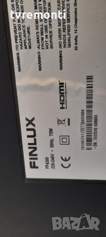 T-Con Board 6870C-0532A 6971L-3806H for 43 Finlux, снимка 6 - Части и Платки - 36351108