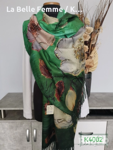 Шалове от кашмир, снимка 2 - Шалове - 51861426