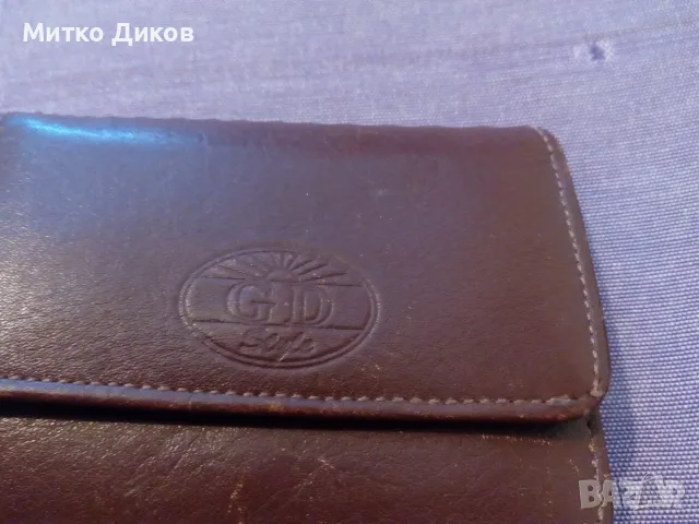 Портфейли 1965г нов 83х80мм- GD 125х100мм и дамско винтидж естествена кожа, снимка 8 - Портфейли, портмонета - 55991961