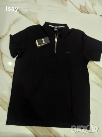 Мъжка тениска БОСС в черен цвят 