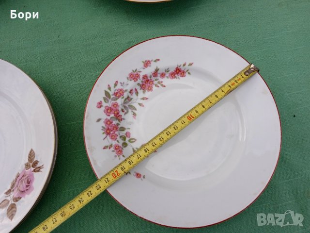 Български порцелан чинии 20 части, снимка 9 - Чинии - 35710967
