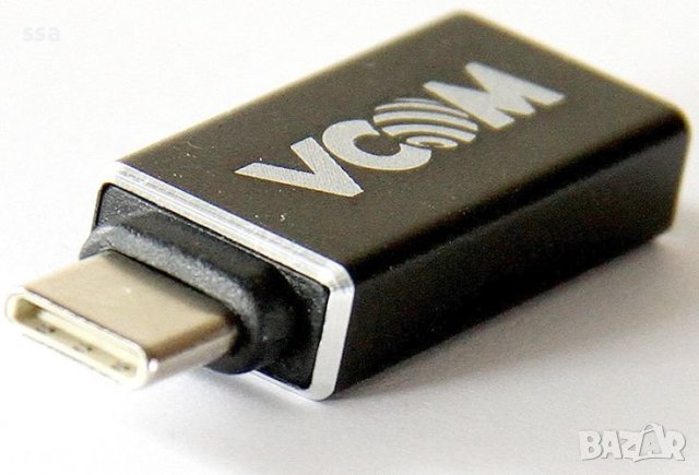 VCom Адаптер Adapter OTG USB3.1 type C / USB3.0 AF - CA431M - 24 месеца гаранция, снимка 3 - USB кабели - 41288776