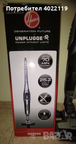 HOOVER - чисто нова безжична прахосмукачка, снимка 3 - Прахосмукачки - 45807512
