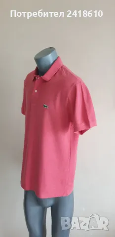 Lacoste Classic Fit Pique Cotton Mens Size 5 - L ОРИГИНАЛ! Мъжка Тениска!, снимка 9 - Тениски - 47295893
