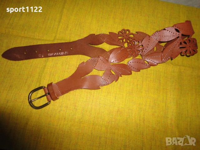 Promod/нов/естествена кожа/дамски колан, снимка 5 - Колани - 52527281