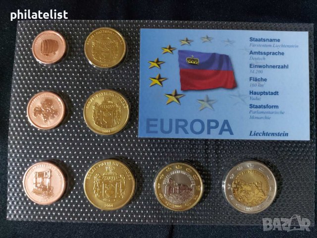 Пробен Евро Сет - Лихтенщайн 2004 #3 
