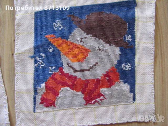 2 броя гоблени -ръчно бродитани, снимка 3 - Гоблени - 51512168