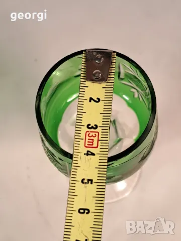 малка кристална чаша 24/4, снимка 4 - Чаши - 49537812