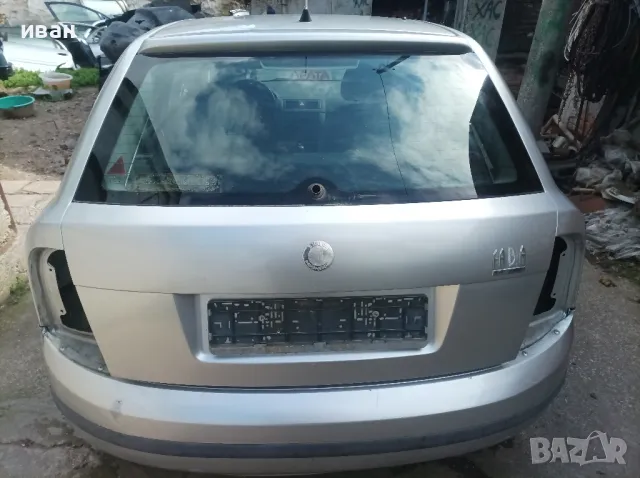 Заден капак за Шкода Фабия хечбек. 2000 год. Сив. , снимка 2 - Части - 49819347