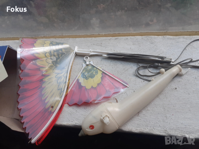 Летящ гълъб - Стара руска играчка птичка, снимка 6 - Антикварни и старинни предмети - 53333251