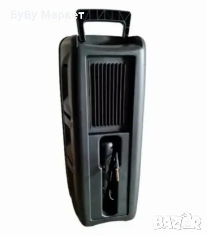 Мощен Bluetooth високоговорител 8"х2 с микрофон, снимка 3 - Bluetooth тонколони - 48177791