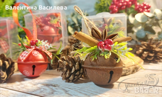 Ръчно изработени Коледни декорации, снимка 10 - Декорация за дома - 52446953