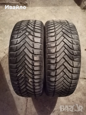 Продавам 2 броя зимни гуми 215.55.17 на 1 сезон дот 2019 Мишелин 