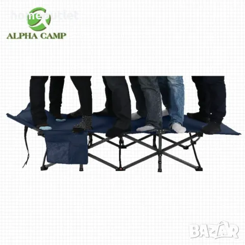 ПРОМОЦИЯ Сгъваемо къмпинг легло ALPHA CAMP E01CC-102J, снимка 6 - Къмпинг мебели - 49544667