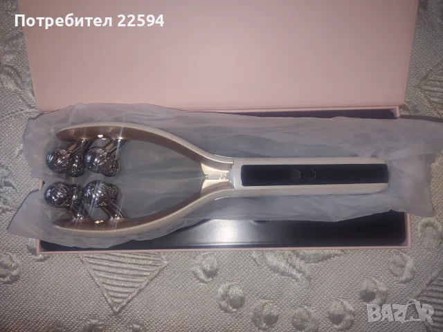 Радиочестотен масажор за лице EMS 9 нива LED 3 режима V-оформяне стягащо устройство, снимка 7 - Масажори - 55853373