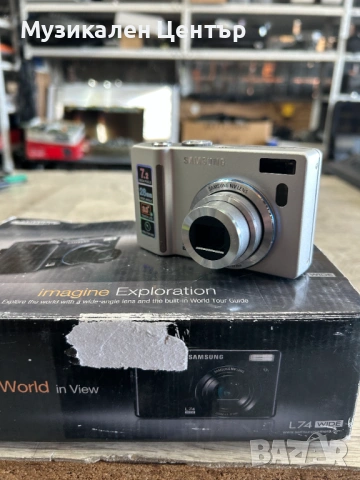 Фотоапарат Samsung L74 WIde Бял, без батерия