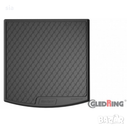 Гумена стелкa за багажник Gledring съвместима за SEAT LEON ST горно променливо дъно 2020 +