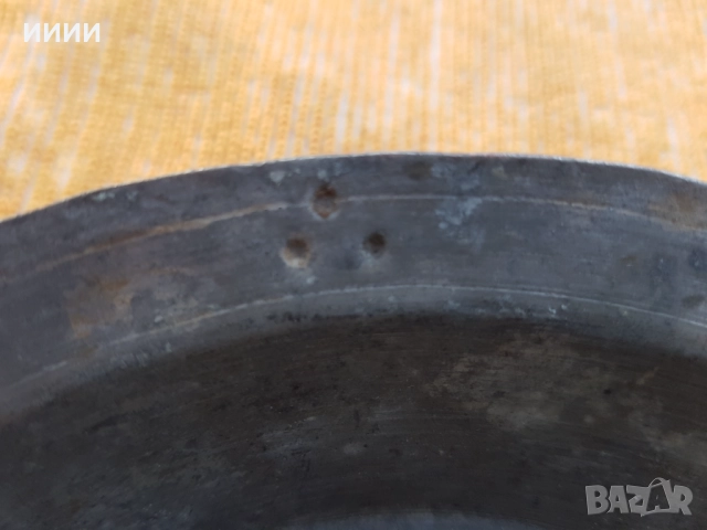 Възрожденска бакърена чиния паница 6 бр, снимка 3 - Антикварни и старинни предмети - 52750392