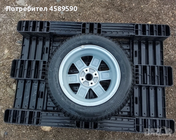 ЧИСТО НОВО Алуминиева джанта 14цола 4x100+НОВА ГУМА Continental за Toyota,Suzuki,Kia,Hyundai,Subaru, снимка 4 - Гуми и джанти - 52977596