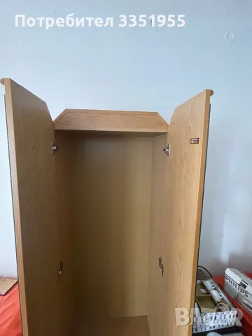 Двукрилен малък гардероб, снимка 7 - Гардероби - 50310324