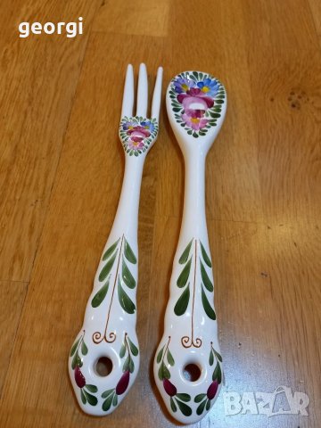 Порцеланови вилица и лъжица  18/2