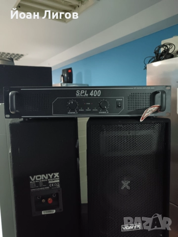 PA Колони VONYX + Усилвател SPL 400