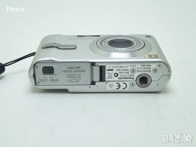 Panasonic Digital Camera Lumix DMC-FX10 6.0MP Silver Tested, снимка 10 - Фотоапарати - 53804569