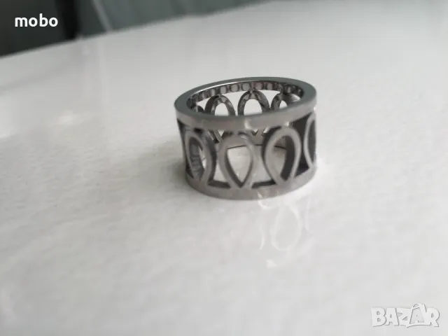 Красив нова сребърна халка,тегло 5.64г,проба 925. , снимка 3 - Пръстени - 49674092