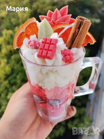 Коледни чаши Свещи , снимка 2 - Декорация за дома - 52248400