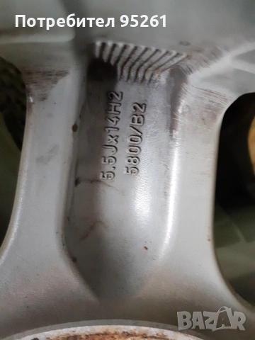 джанти 14цола със лятни гуми , снимка 6 - Гуми и джанти - 53249652