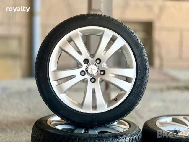 5х112 17 Джанти Mercedes C Class W 204 5x112 Мерцедес Ц класа, снимка 5 - Аксесоари и консумативи - 51734098